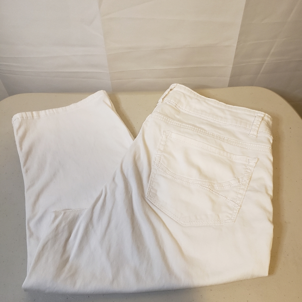Rider's Lee All‎ White Capri Jeans
